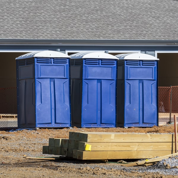 are there any restrictions on what items can be disposed of in the portable restrooms in Roslyn Estates NY